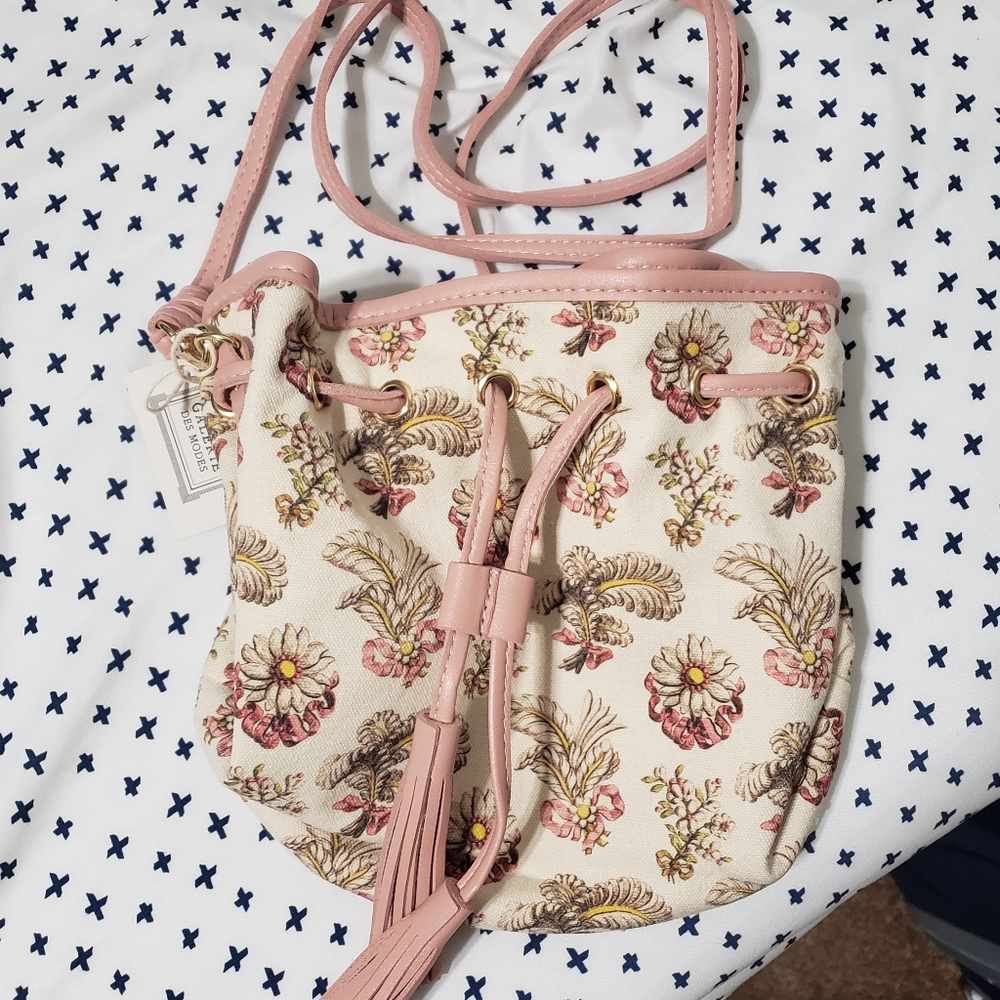 Palace of Versailles Pink Bucket Bag